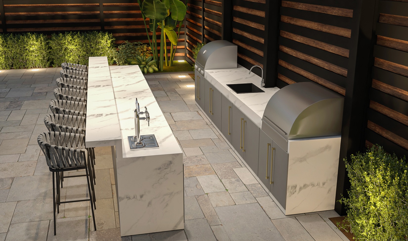 Elevated Outdoor Kitchen